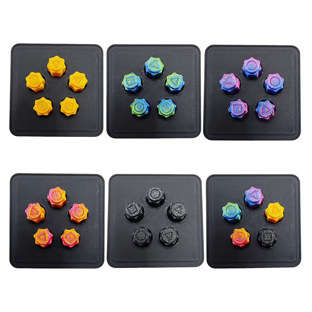 5Pcs Dice Gonggi Jack Stone Pebbles Set Stone Catching Party Game Funny Gonggi Korea Game Hand Eye Coordination Training Toy